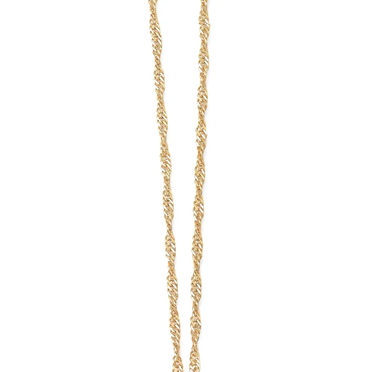 14K Gold Singapore Chain, 1,5mm