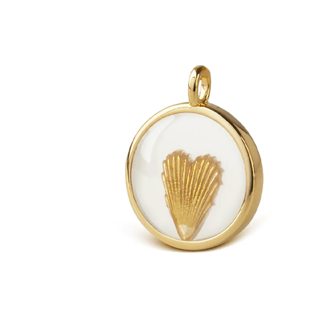 14K Gold Valentine Talisman Heart Pendant Necklace - Image 2