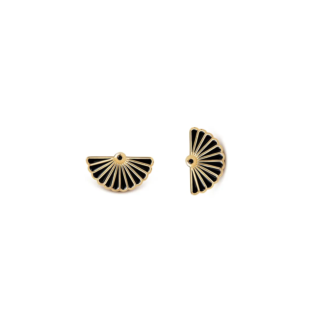 14K Gold Ventalia Talisman Earrings - Image 4