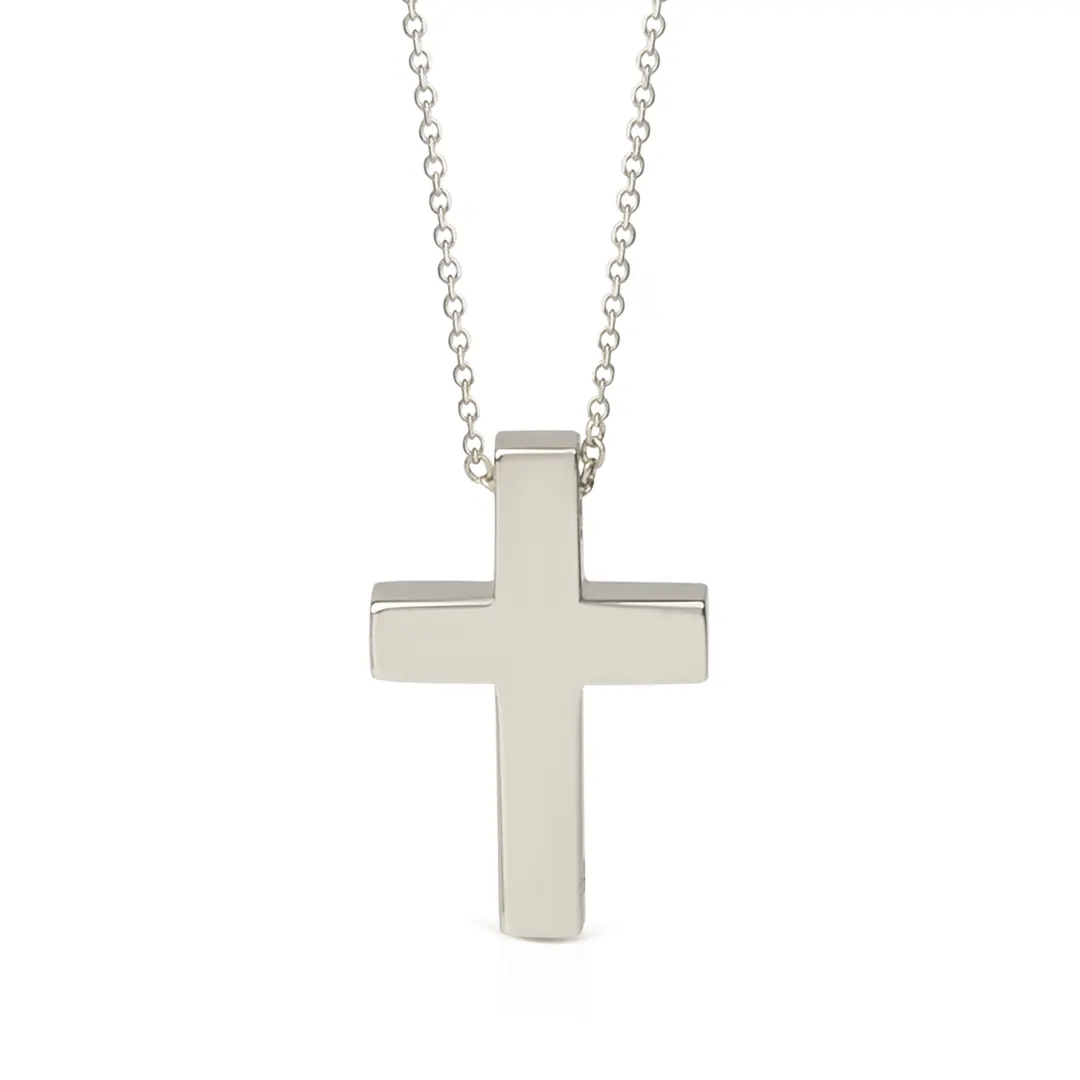 Classic Gold Cross Pendant - Image 2