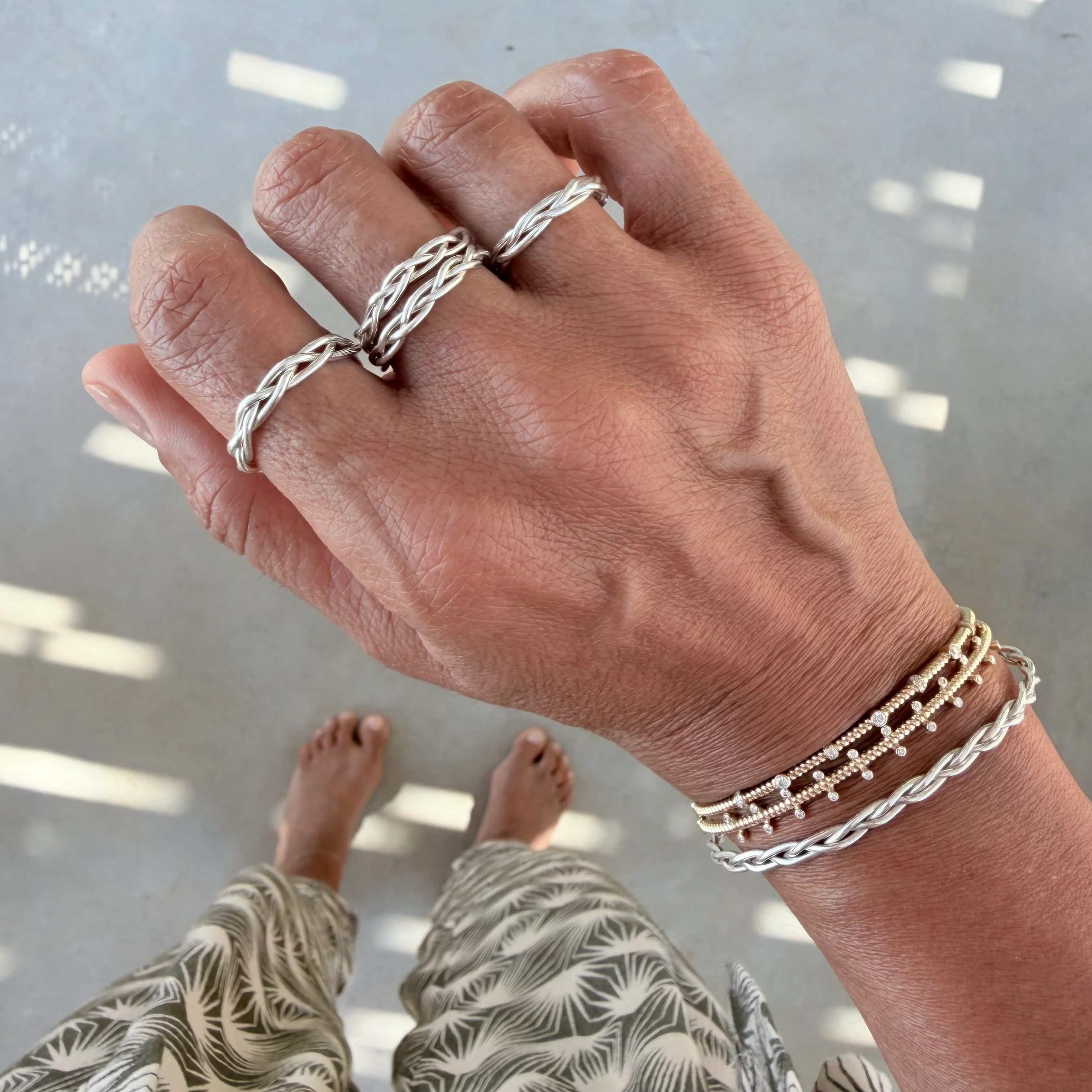 Silver Braid Ring - Image 6