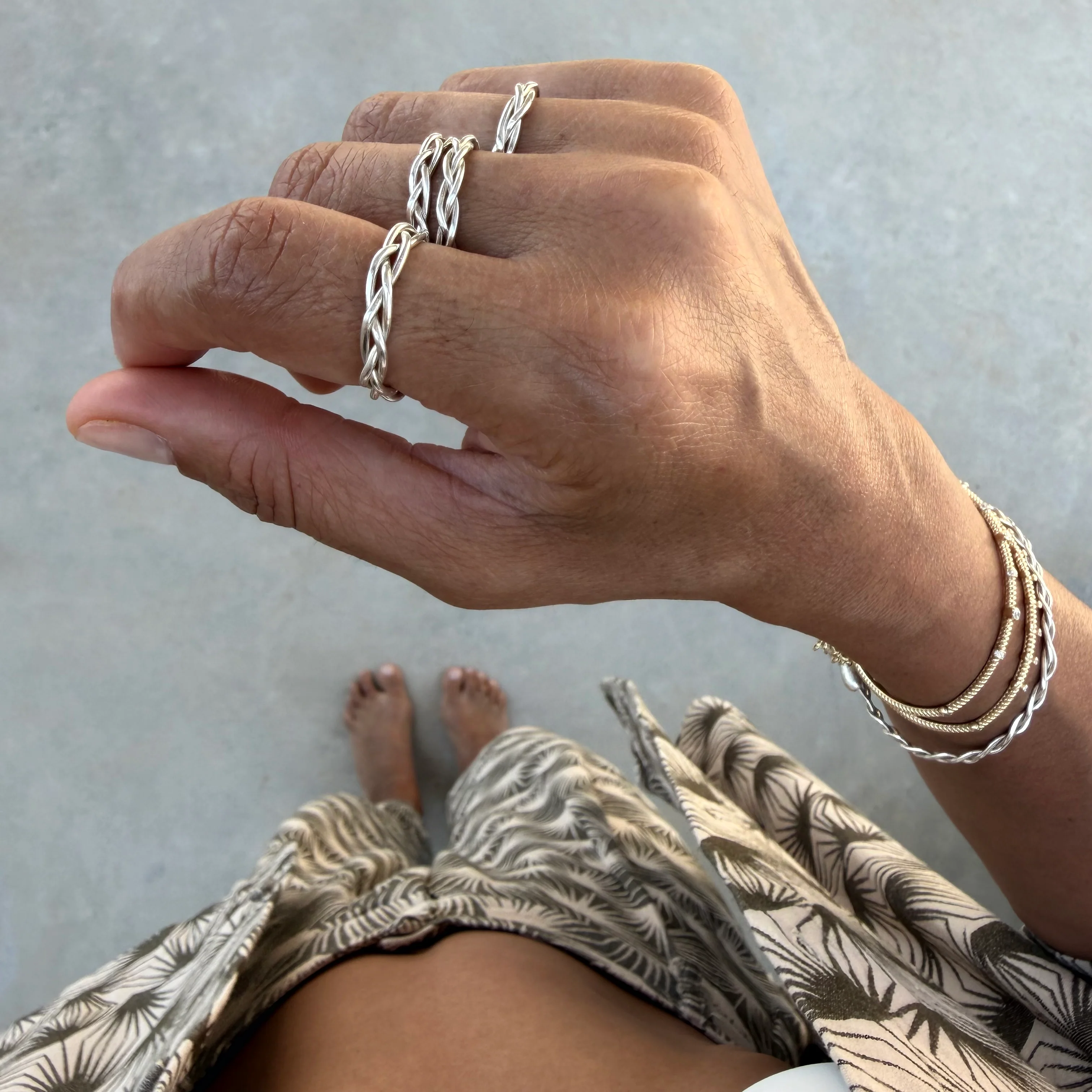 Silver Braid Ring - Image 7