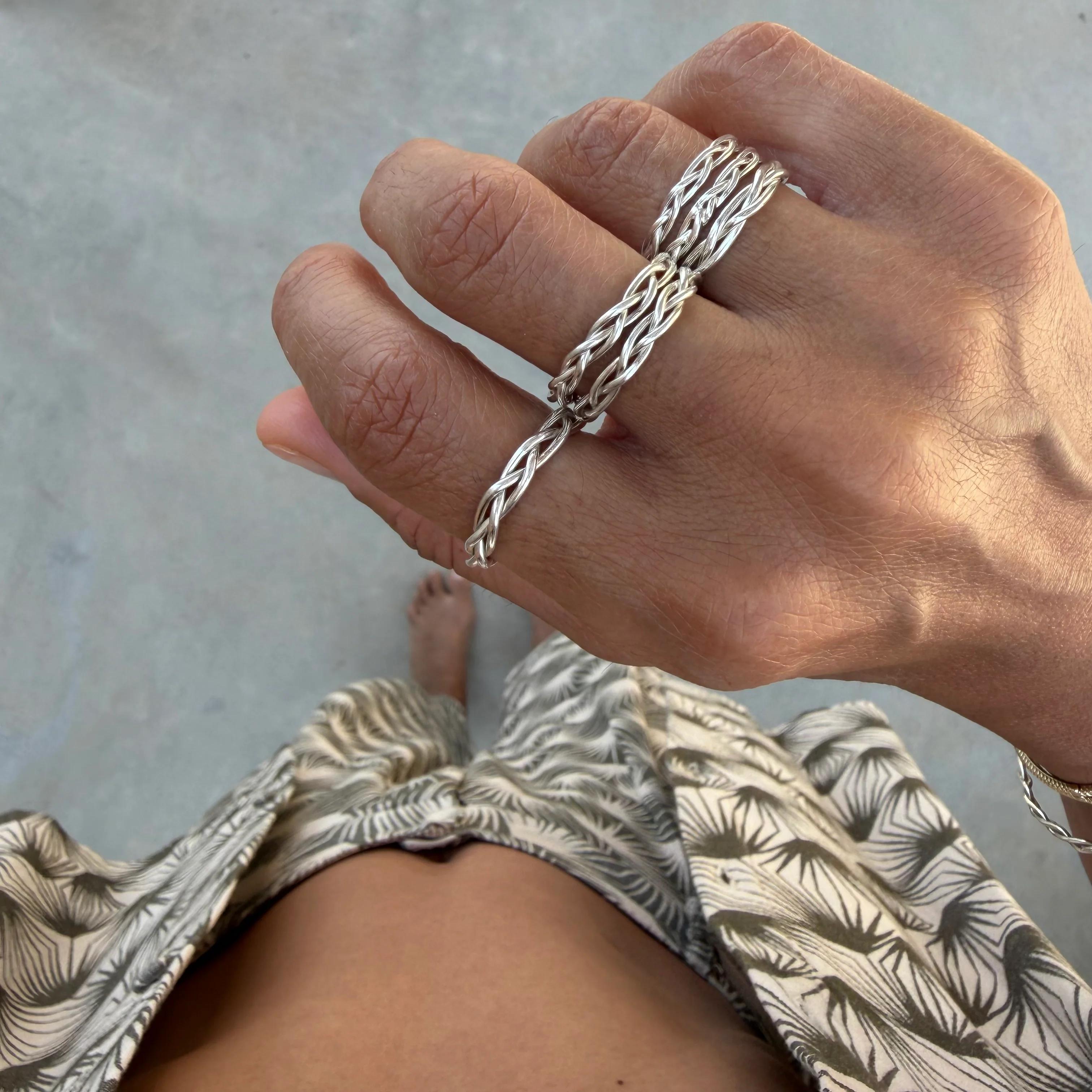 Silver Braid Ring - Image 8