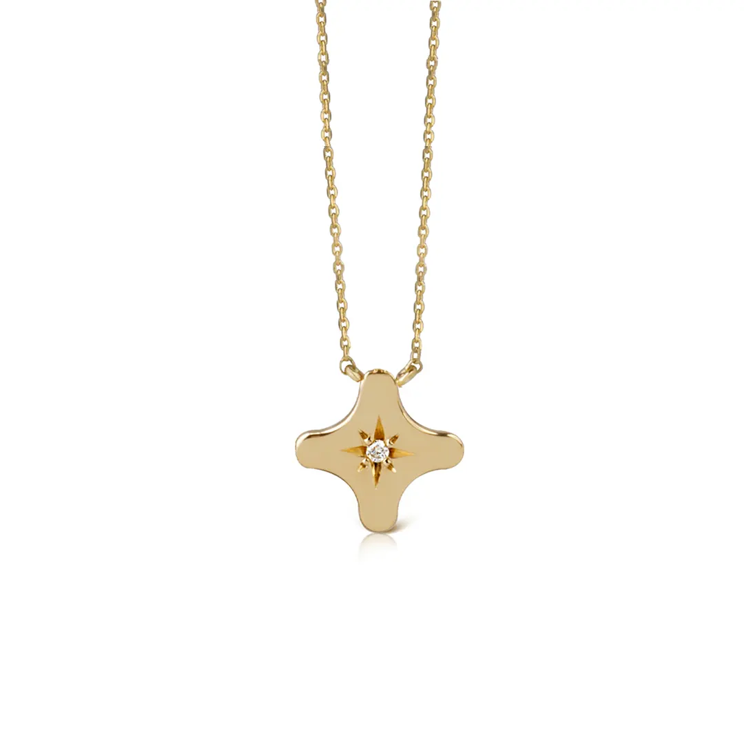 Tiny Star Diamond Necklace