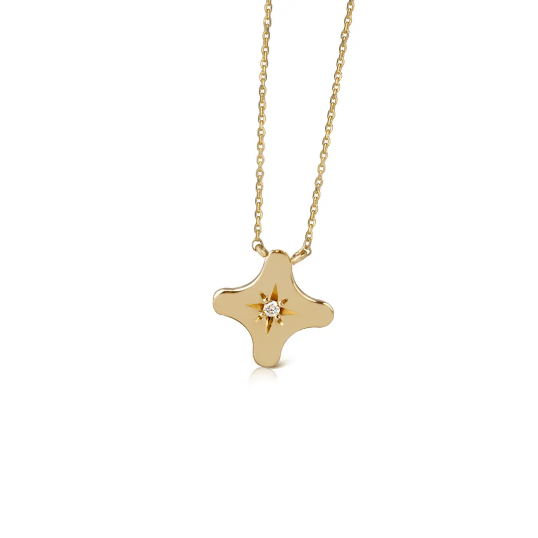 Tiny Star Diamond Necklace - Image 2