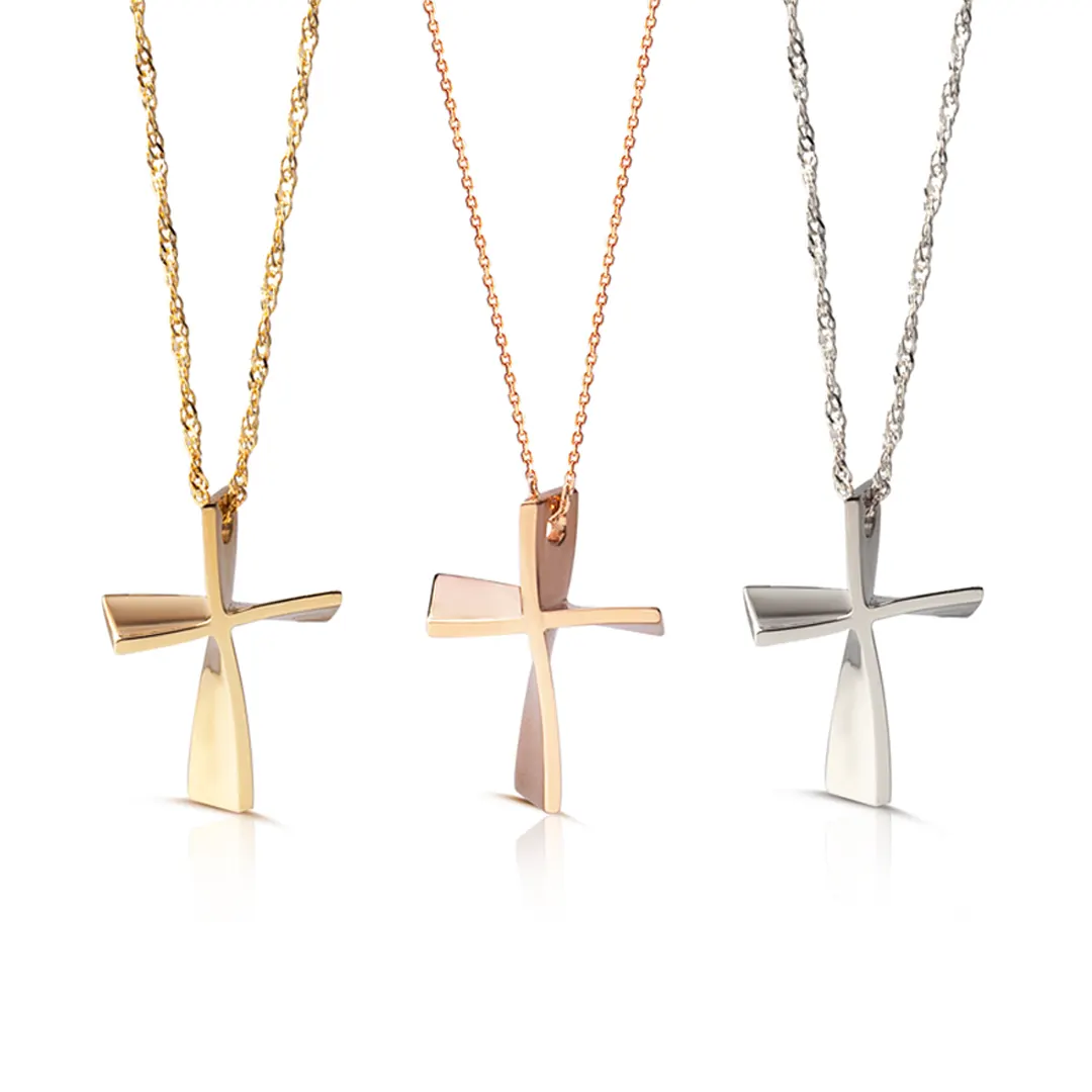 Twisted Gold Cross, Small size - Image 6
